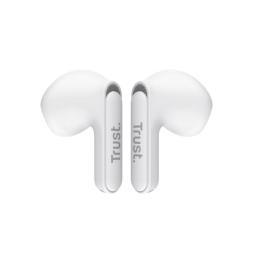 Auriculares Bluetooth Trust Yavi ENC con estuche de carga/ Blancos