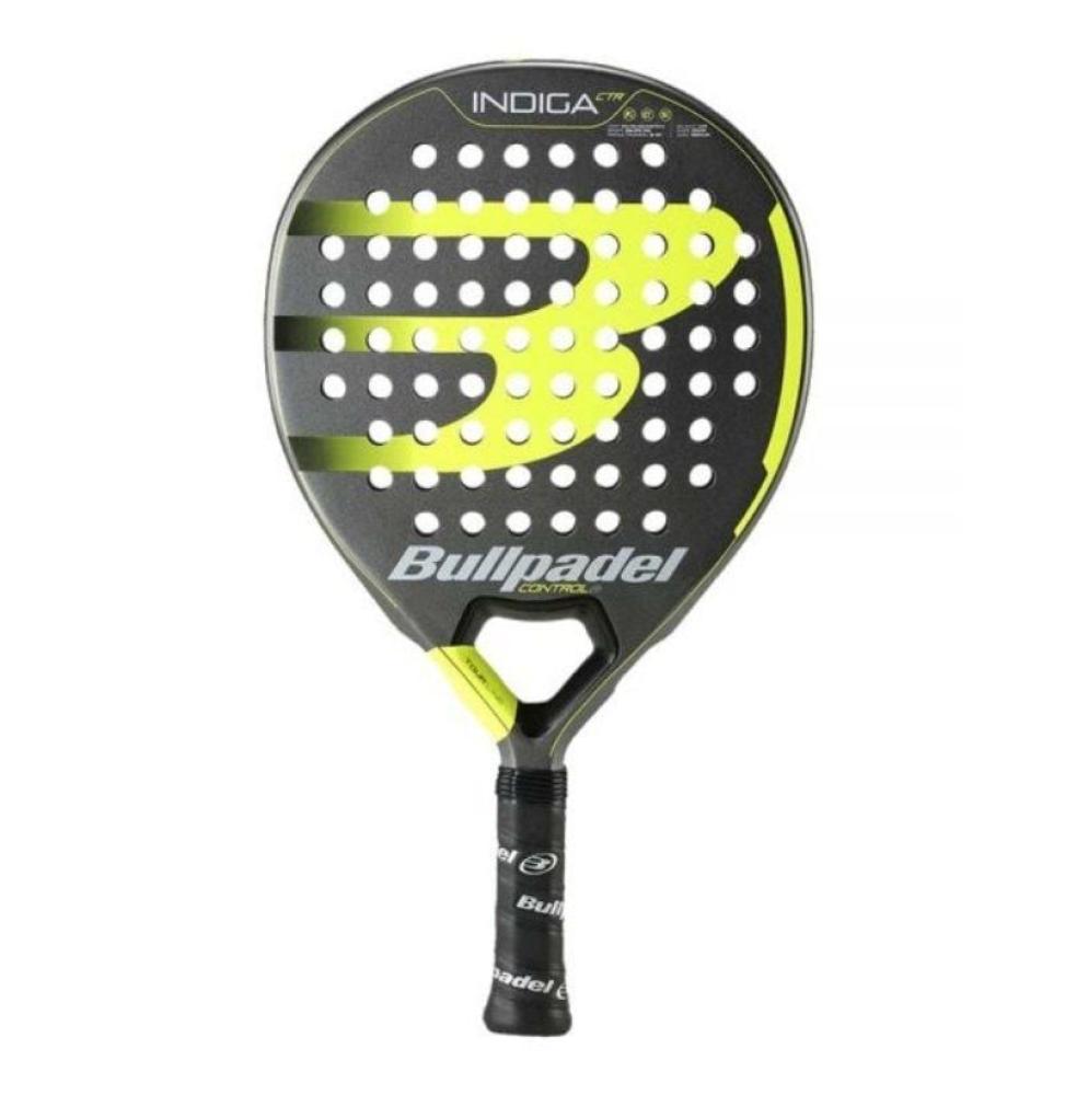 Pala de Pádel Bullpadel Indiga Control 2022/ Negra y Amarilla