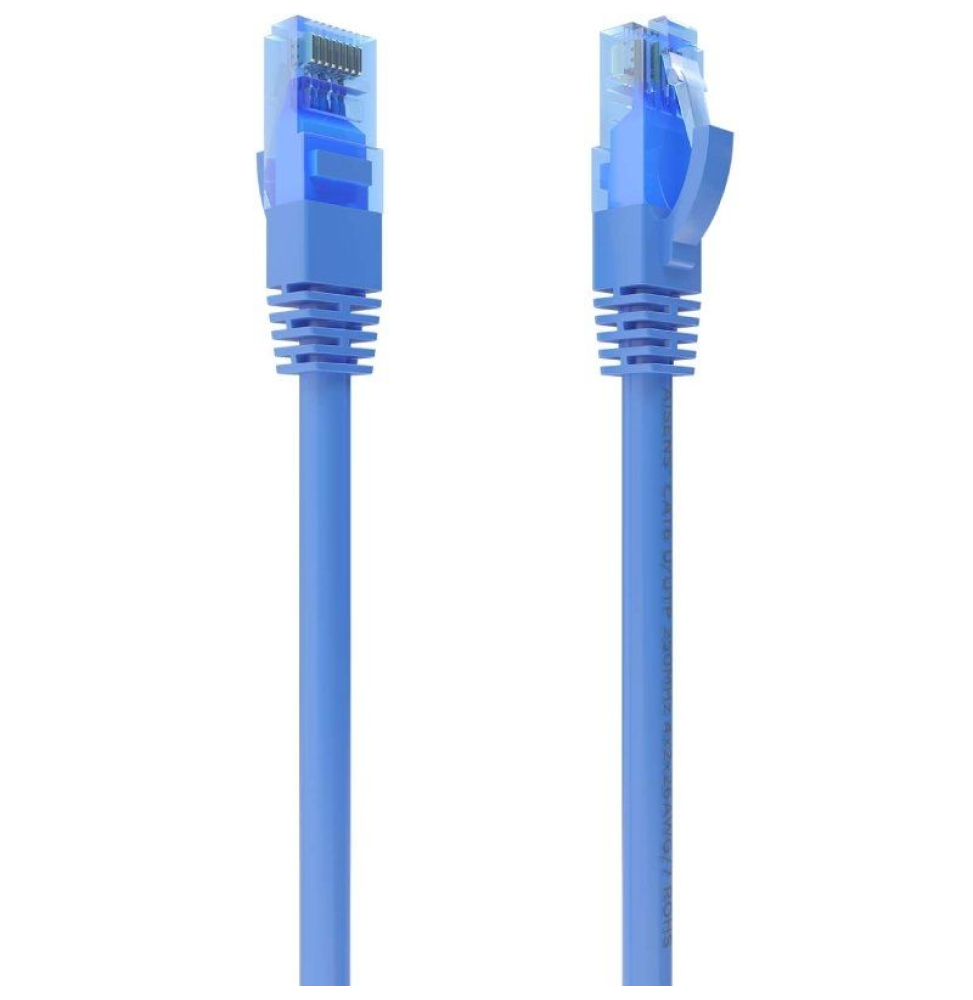 Cable de Red RJ45 AWG26 UTP Aisens A135-0796 Cat.6/ 30cm/ Azul