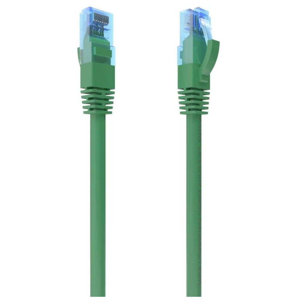 Cable de Red RJ45 AWG26 UTP Aisens A135-0805 Cat.6/ 25cm/ Verde