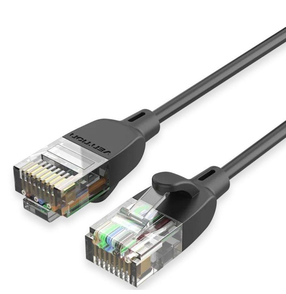 Cable de Red RJ45 UTP Vention IBIBJ Cat.6A/ 5m/ Negro