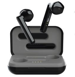 Auriculares Bluetooth Trust Primo Touch con estuche de carga/ Autonomía 4h/ Negros