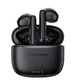 Auriculares Bluetooth Vention ELF E03 NBHB0 con estuche de carga/ Autonomía 6h/ Negros