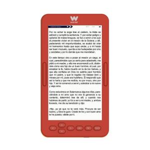 Libro Electrónico Ebook Woxter Scriba 195 S/ 4.7'/ Tinta Electrónica/ Rojo