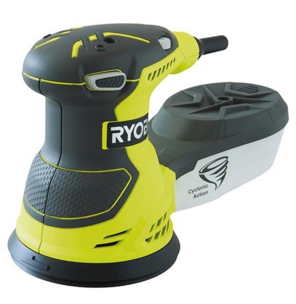 Lijadora Excéntrica Ryobi ROS300/ 300W/ Incluye 5 Lijas