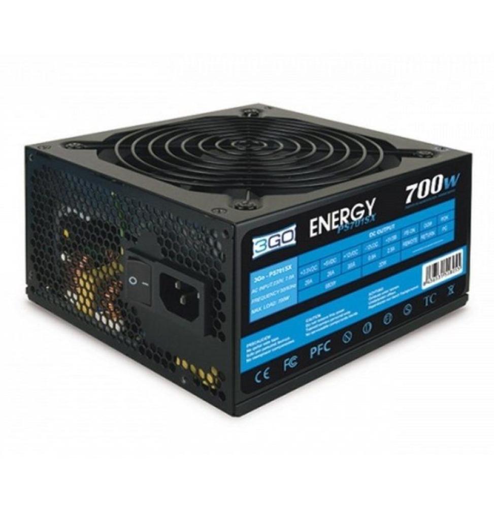 Fuente de Alimentación 3GO PS701SX/ 700W/ Ventilador 12cm