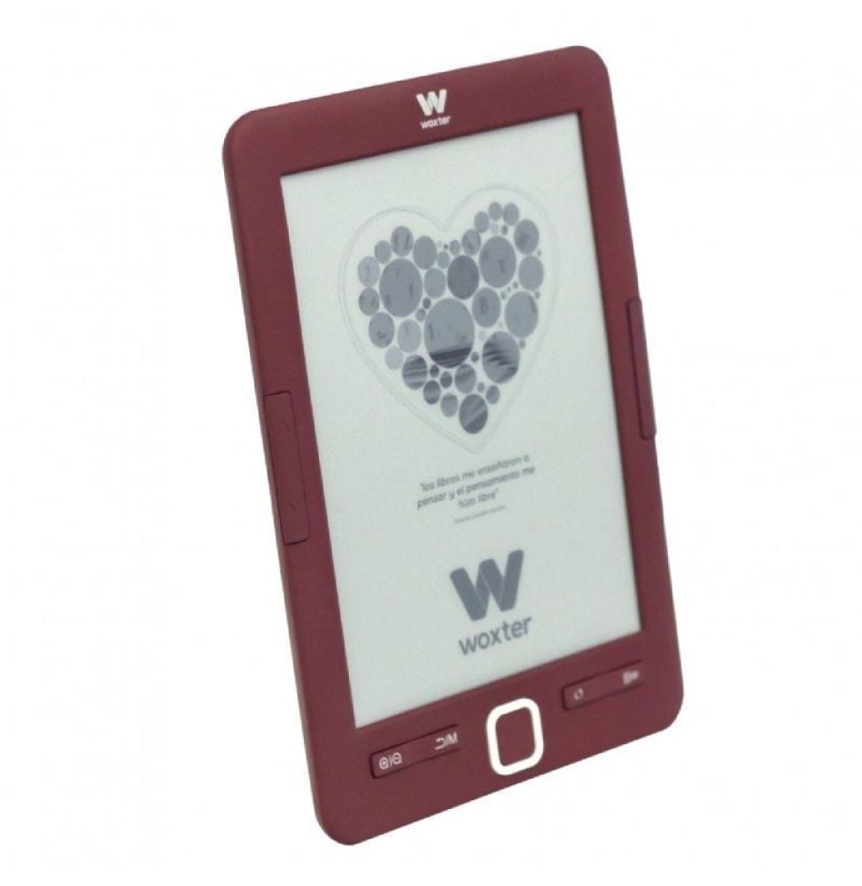 Libro Electrónico Ebook Woxter Scriba 195/ 6'/ Tinta Electrónica/ Rojo