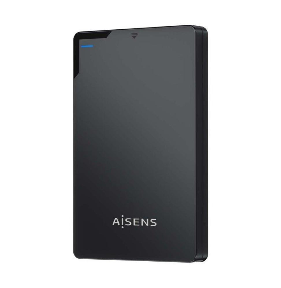 Caja Externa para Disco Duro de 2.5' Aisens ASE-2520B/ USB 3.1/ Sin tornillos