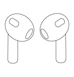 Auriculares Bluetooth Apple Airpods V3 3a Generación