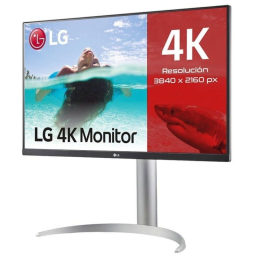 Monitor Profesional LG 27UP85NP-W 27'/ 4K/ Multimedia/ Plata