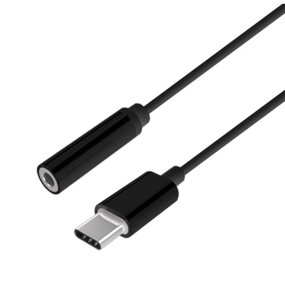 Conversor USB Tipo-C Aisens A109-0385/ USB Tipo-C Macho - Jack 3.5 Hembra