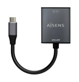 Conversor HDMI 4K 30Hz Aisens A109-0685/ HDMI Hembra - USB Tipo-C Macho/ 15cm/ Gris