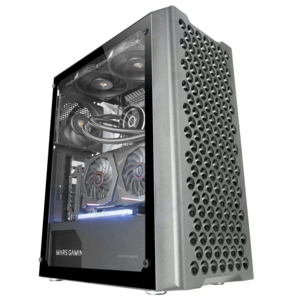 Caja Gaming SemiTorre Mars Gaming MC-iPRO/ Negra