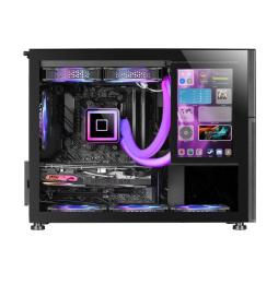 Caja Gaming Minitorre Mars Gaming MC-LCD/ Pantalla IPS 8'