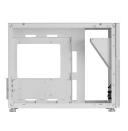 Caja Gaming Minitorre Mars Gaming MC-LCD/ Blanca