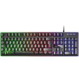 Pack Gaming Mars Gaming MCPEX/ Teclado H-MECH  + Ratón Óptico + Auriculares con Micrófono + Alfombrilla