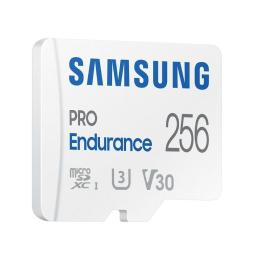 Tarjeta de Memoria Samsung Pro Endurance 256GB microSD XC con Adaptador/ Clase 10/ 100MBs