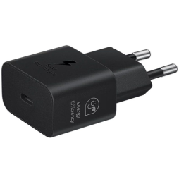 Cargador de Pared Samsung EP-T2510NBEGEU/ 1xUSB Tipo-C/ 25W