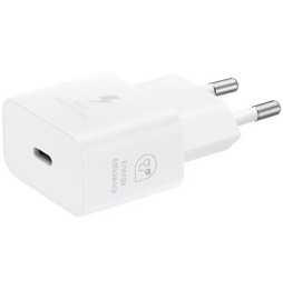 Cargador de Pared Samsung EP-T2510NWEGEU/ 1xUSB Tipo-C/ 25W