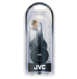 Auriculares JVC HA-L50/ Jack 3.5/ Negros