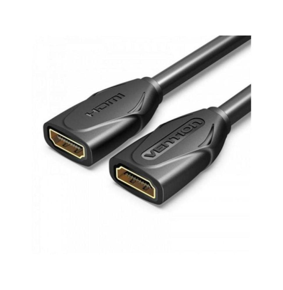 Cable Alargador HDMI Vention AAXBD/ HDMI Hembra - HDMI Hembra/ 50cm/ Negro