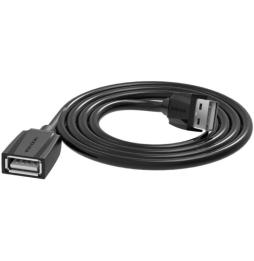 Cable Alargador USB 3.0 Vention VAS-A45-B050/ USB Macho - USB Hembra/ 5Gbps/ 50cm/ Negro