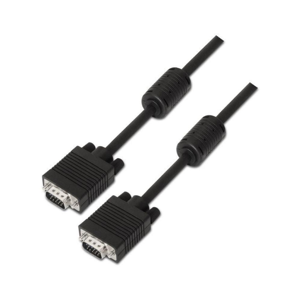 Cable SVGA Aisens A113-0072/ VGA Macho - VGA Macho/ Hasta 3W/ 10Mbps/ 3m/ Negro