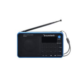 Radio Portátil Sunstech RPDS32BL/ Negra y Azul