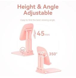 Soporte para Smartphone/Tablet Vention KSGP0/ Rosa