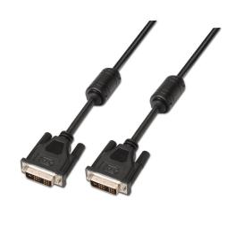 Cable DVI Aisens A117-0088/ DVI-D Macho - DVI-D Macho/ Hasta 3W/ 10Mbps/ 5m/ Negro