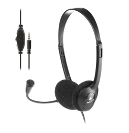 Auriculares NGS MS103 MAX/ con Micrófono/ Jack 3.5/ Negros