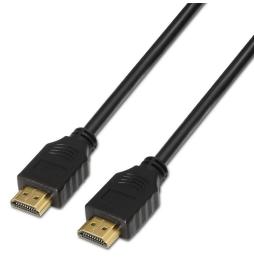 Cable HDMI 1.4 Aisens A119-0095/ HDMI Macho - HDMI Macho/ Hasta 10W/ 720Mbps/ 3m/ Negro