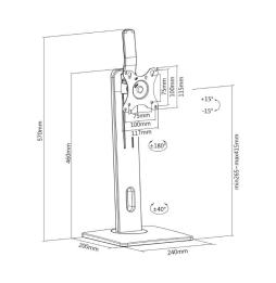 Soporte para Monitor Aisens DT32TSR-063/ hasta 7kg