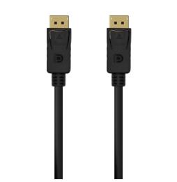 Cable DisplayPort 1.2 4K Aisens A124-0549/ DisplayPort Macho - DisplayPort Macho/ Hasta 5W/ 2300Mbps/ 1.5m/ Negro