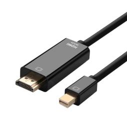 Cable Conversor Aisens A125-0458/ Mini DisplayPort Macho - HDMI Macho/ Hasta 5W/ 2300Mbps/ 3m/ Negro