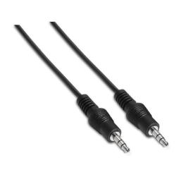 Cable Estéreo Aisens A128-0142/ Jack 3.5 Macho - Jack 3.5 Macho/ Hasta 0.1W/ 1.5m/ Negro