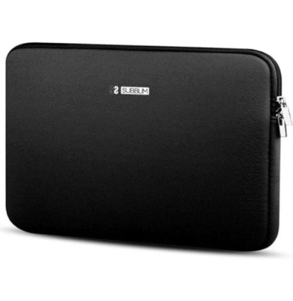 Funda Subblim Business Laptop Sleeve Neoprene V2 para Portátiles hasta 12.5'/ Negra