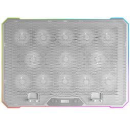 Soporte Refrigerante Mars Gaming MNBC13 para Portátiles hasta 17'/ Iluminación LED