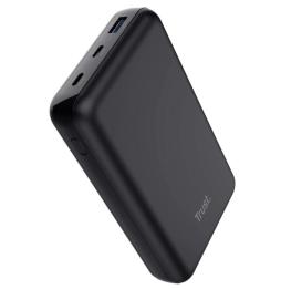 Batería Externa/Powerbank Trust Laro 20000mAh/ 100W/ Compatible con Portátiles