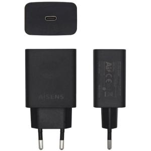 Cargador de Pared Aisens ASCH-1PD20-BK/ 1xUSB Tipo-C/ 20W