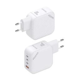 Cargador Gan de Pared Aisens ASCH-100W4P028-W/ 3xUSB Tipo-C/ 1x USB/ 100W