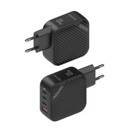 Cargador Gan de Pared Aisens ASCH-100W4P029-BK/ 3xUSB Tipo-C/ 1x USB/ 100W