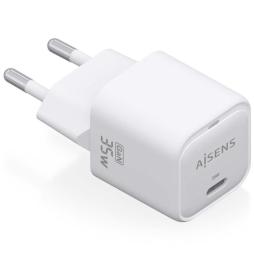 Cargador Gan de Pared Aisens ASCH-35W1P022-W/ 1xUSB Tipo-C/ 35W