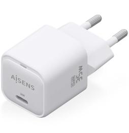 Cargador Gan de Pared Aisens ASCH-35W1P022-W/ 1xUSB Tipo-C/ 35W