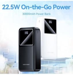 Powerbank 30000mAh Vention FHMB0/ 22.5W/ Negro