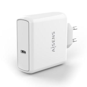 Cargador de Pared Aisens ASCH-1PD60-W/ 1xUSB Tipo-C/ 60W