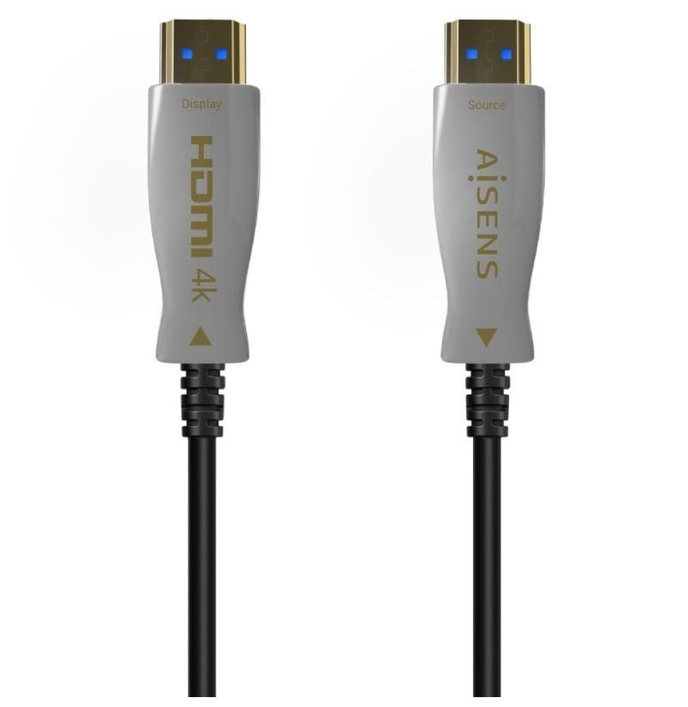 Cable HDMI 2.0 AOC 4K Aisens A148-0698/ HDMI Macho - HDMI Macho/ 100m/ Negro