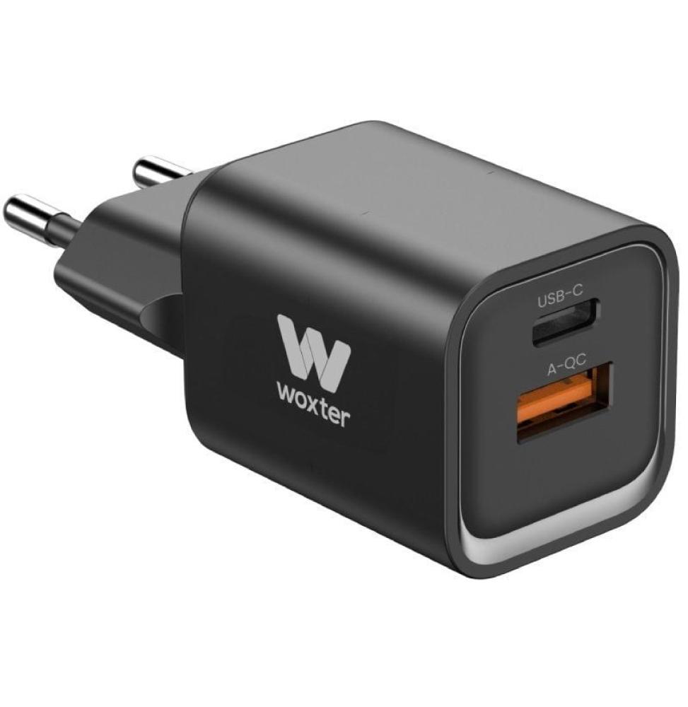 Cargador Compacto Woxter PE26-174/ 1xUSB Tipo-C/ 1xUSB/ 35W