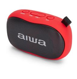 Altavoz con Bluetooth Aiwa BS-110RD/ 10W/ 2.0/ Rojo