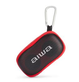 Altavoz con Bluetooth Aiwa BS-110RD/ 10W/ 2.0/ Rojo